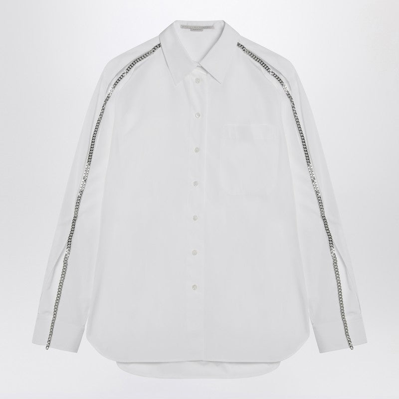 Stella McCartney White Falabella shirt with chains Stella McCartney 