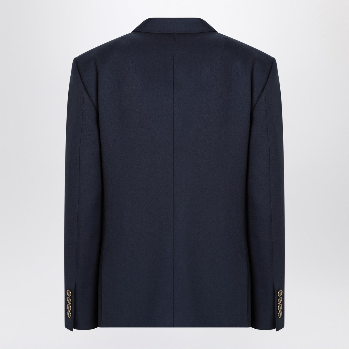 Valentino Blue single-breasted wool jacket Valentino 