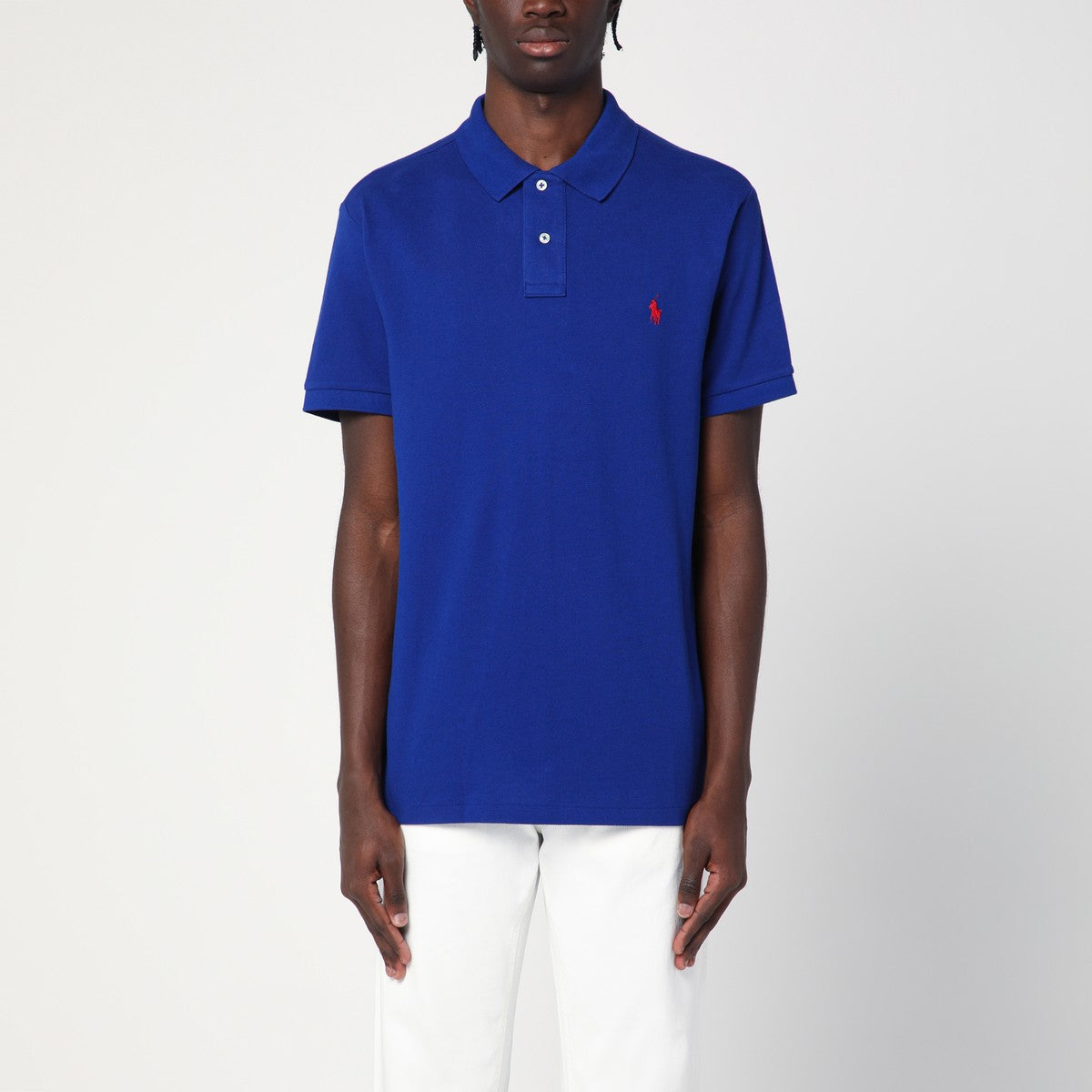 Polo Ralph Lauren Electric blue Custom Slim-Fit polo Polo Ralph Lauren 