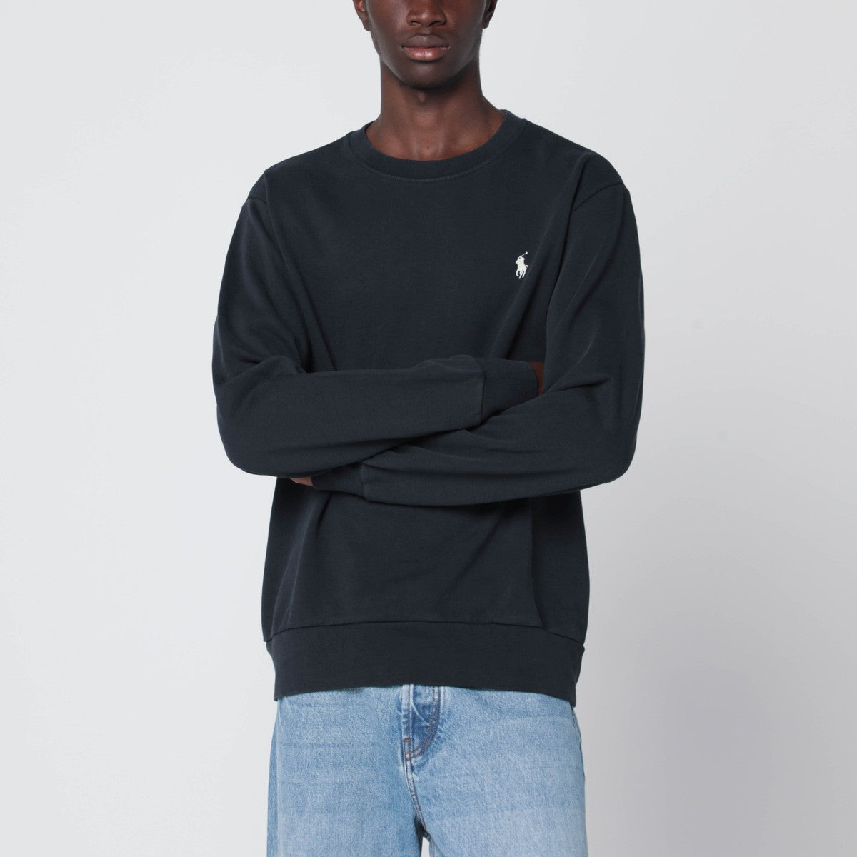 Polo Ralph Lauren Black cotton crewneck sweatshirt Polo Ralph Lauren 