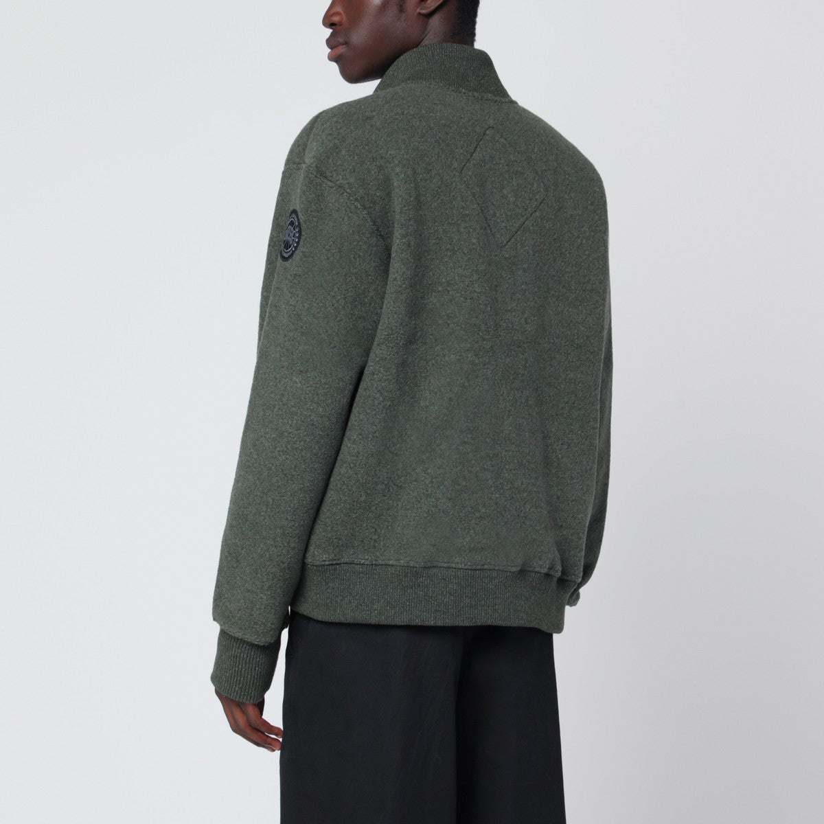 Canada Goose Hudson sage green fleece bomber Black Label Canada Goose 