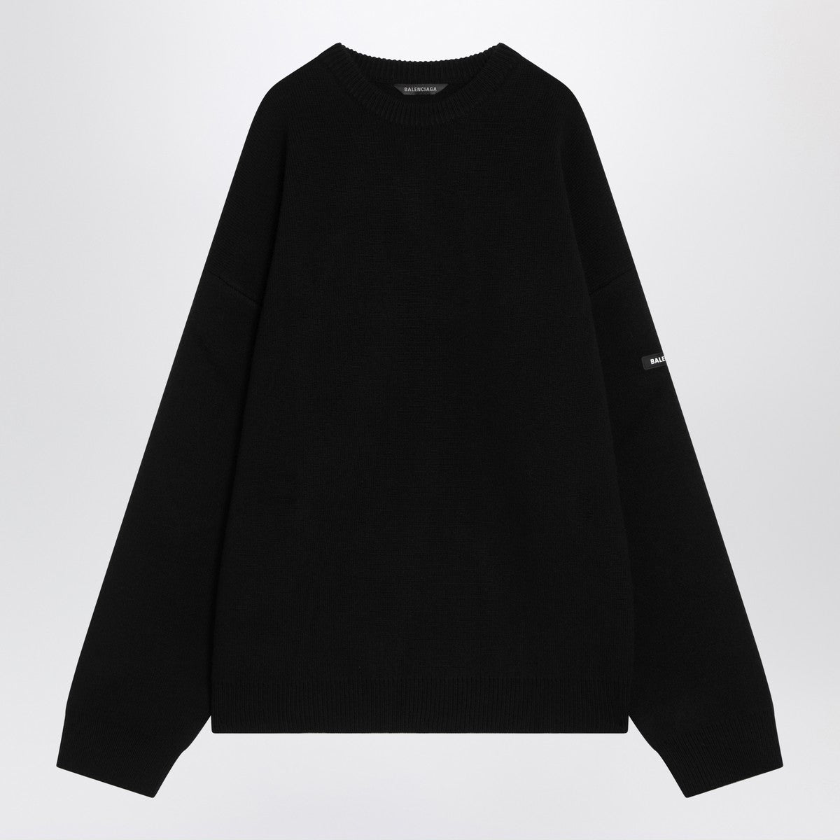 Balenciaga Black wool knit sweater Balenciaga 