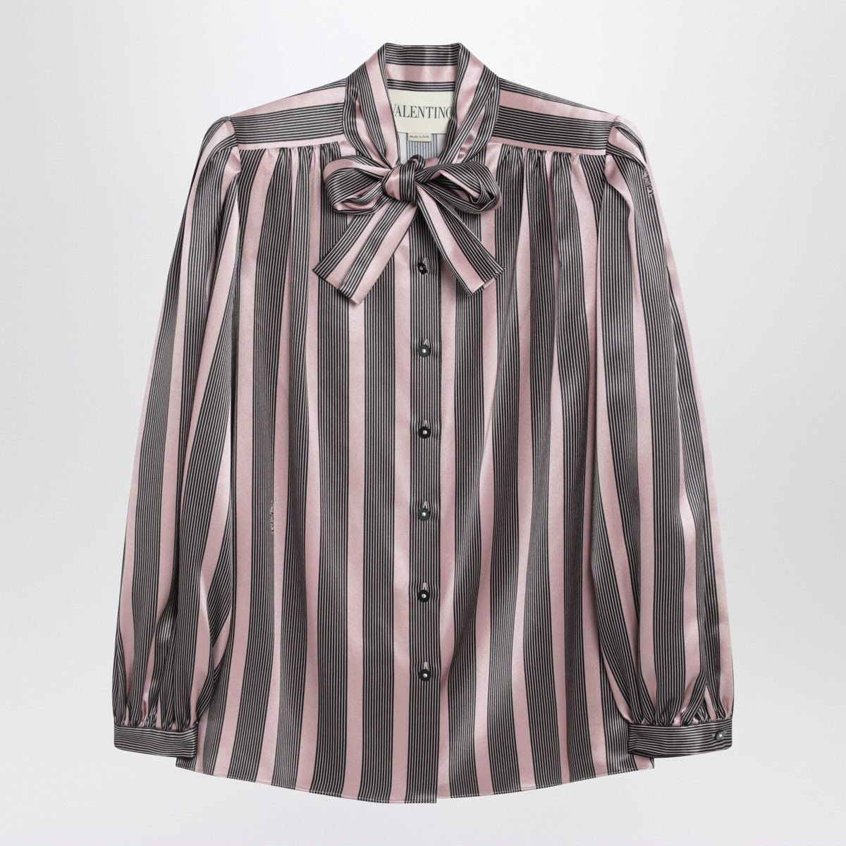 Valentino Striped Crepe de Chine shirt Valentino 