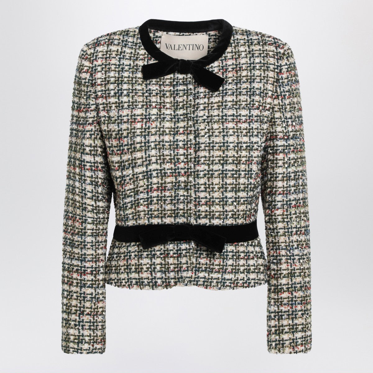 Valentino Multicolored patterned wool-blend jacket Valentino 