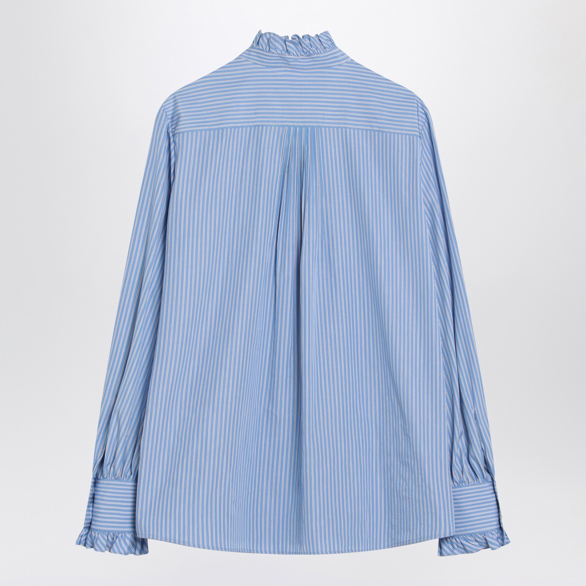 Valentino Light blue striped shirt in cotton Valentino 