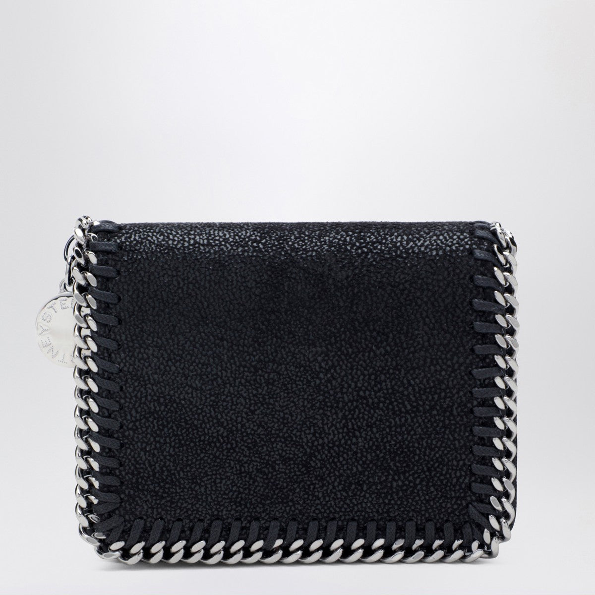 Stella McCartney Falabella black flap wallet Stella McCartney 