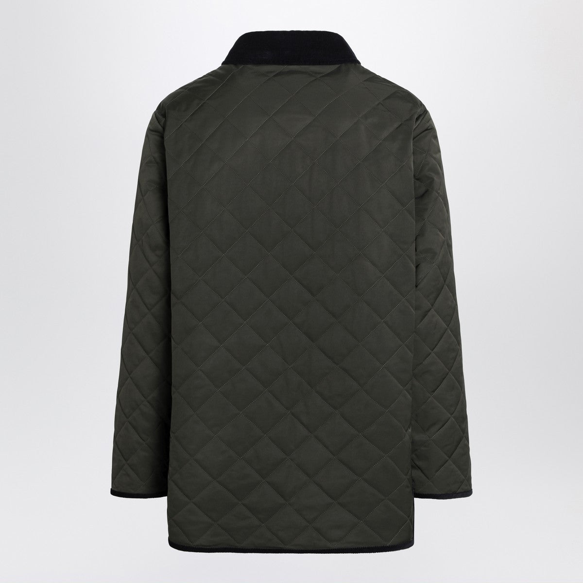 Valentino Olive green quilted jacket with VLogo patch Valentino 