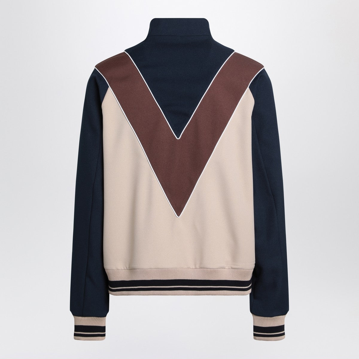 Valentino Zip-up sweatshirt with VLogo patch Valentino 
