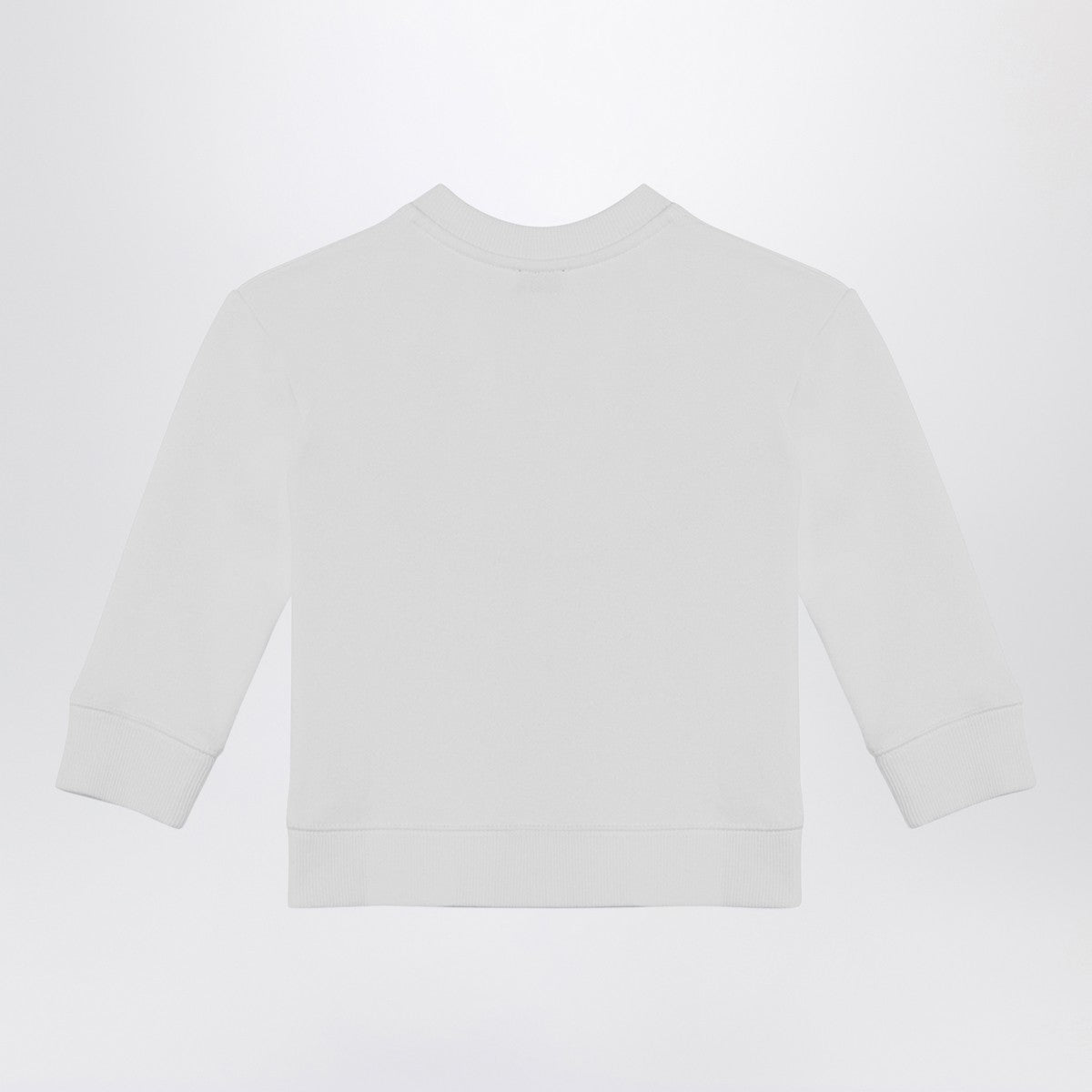 Burberry White sweatshirt with logo print Burberry 
