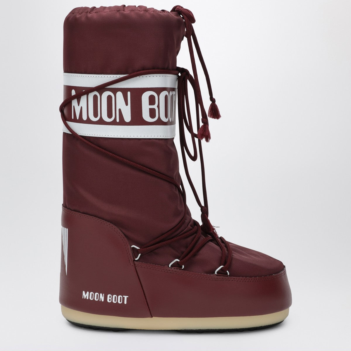 Moon Boot Bordeaux Icon boot in nylon Moon Boot 