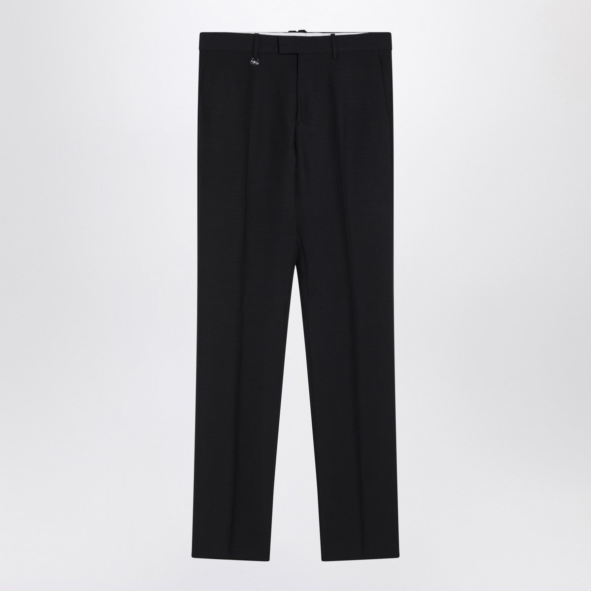 Burberry Classic navy blue wool blend trousers Burberry 