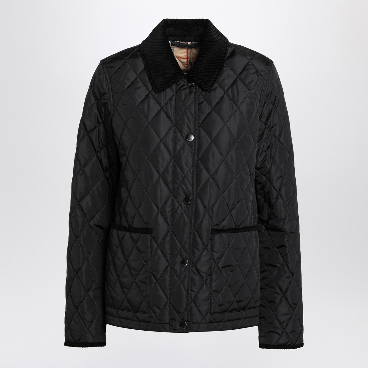 Burberry Black quilted nylon jacket Burberry 