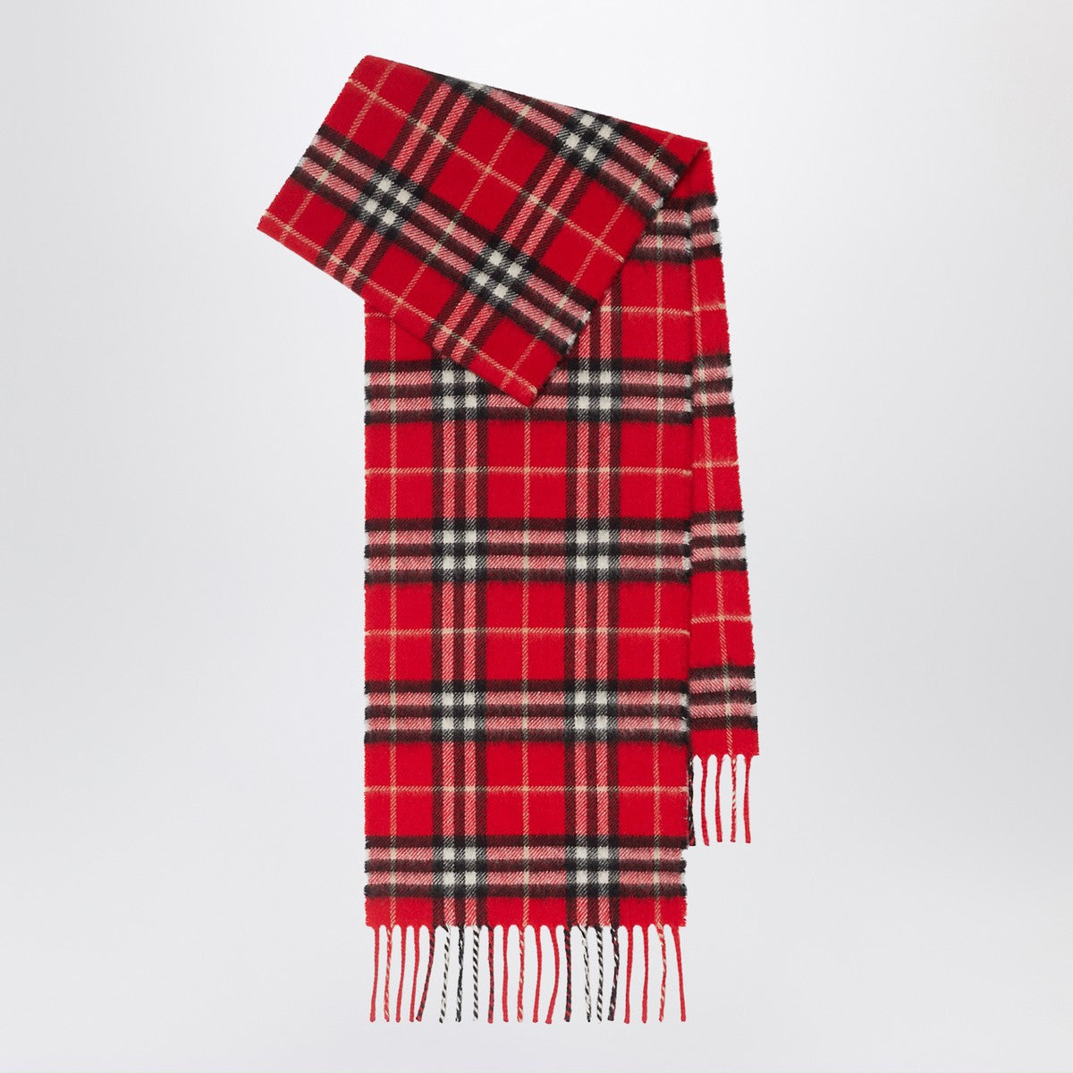 Burberry Cashmere scarf with check pattern Burberry 