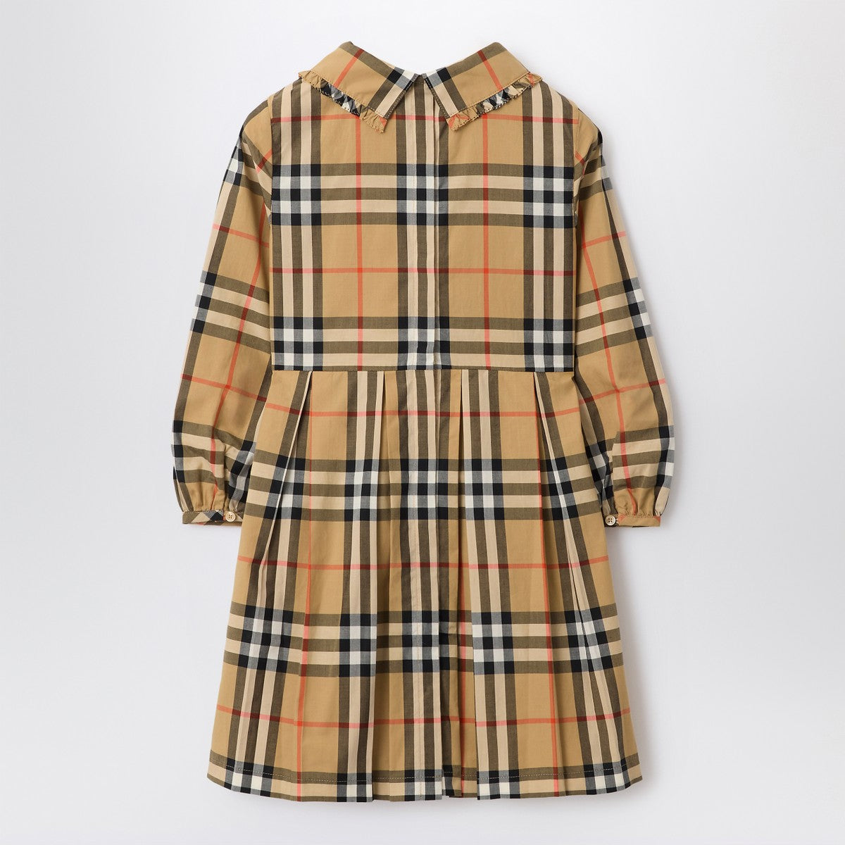Burberry Check-pattern dress in cotton poplin Burberry 