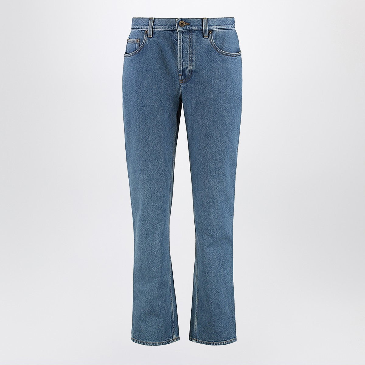 Burberry Straight jeans in Mid blue denim Burberry 