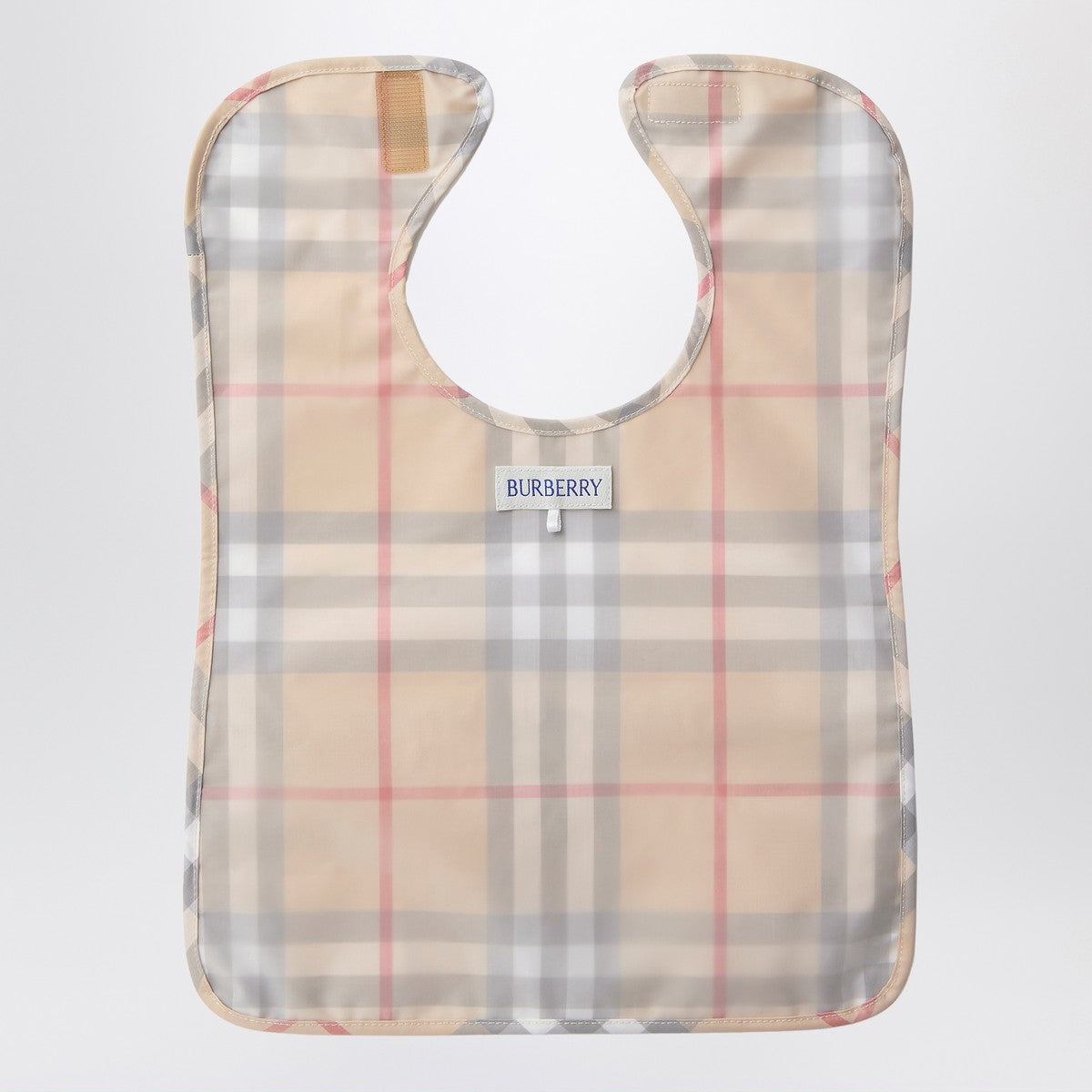 Burberry Light beige bib with Check pattern Burberry 