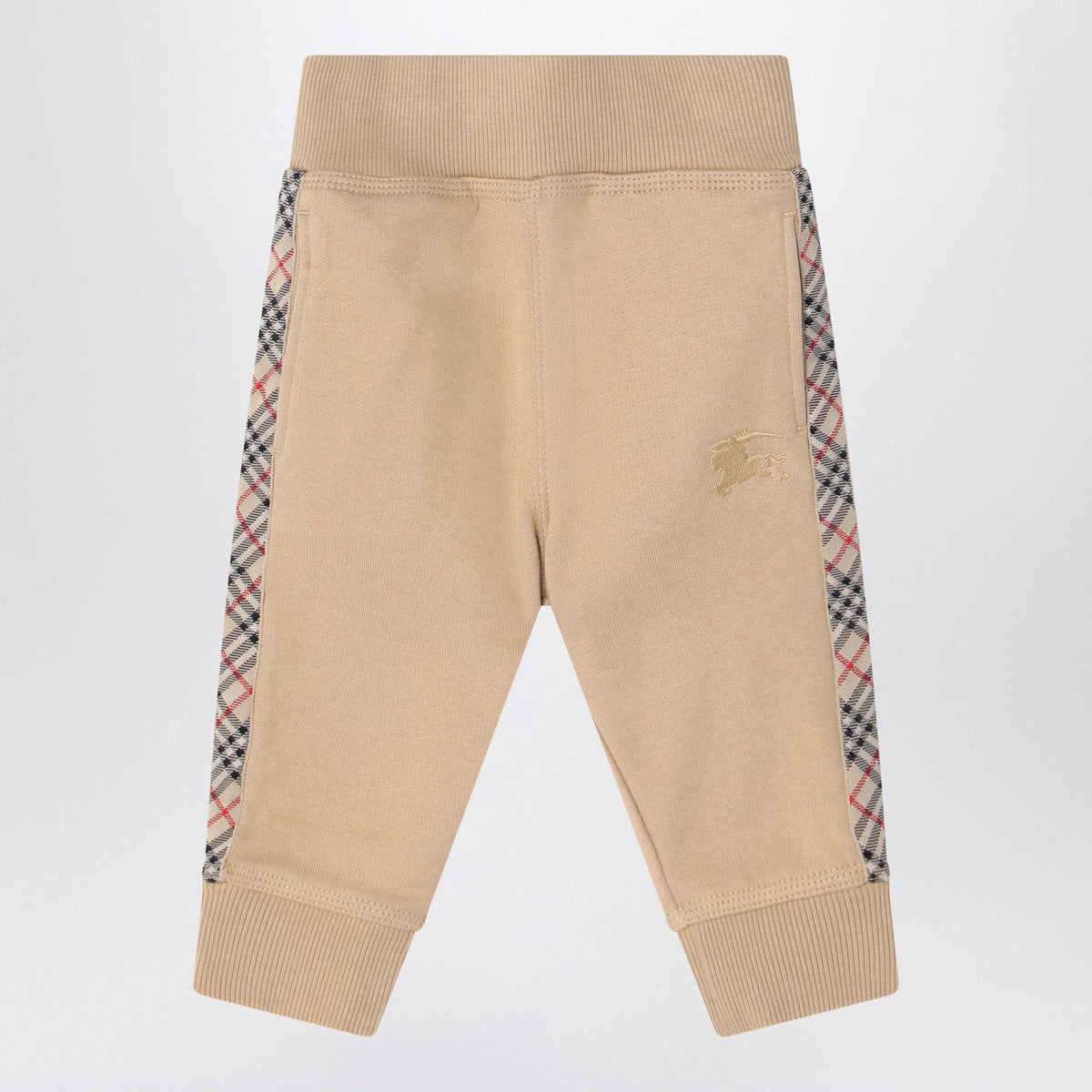 Burberry Beige cotton sponge effect pants Burberry 