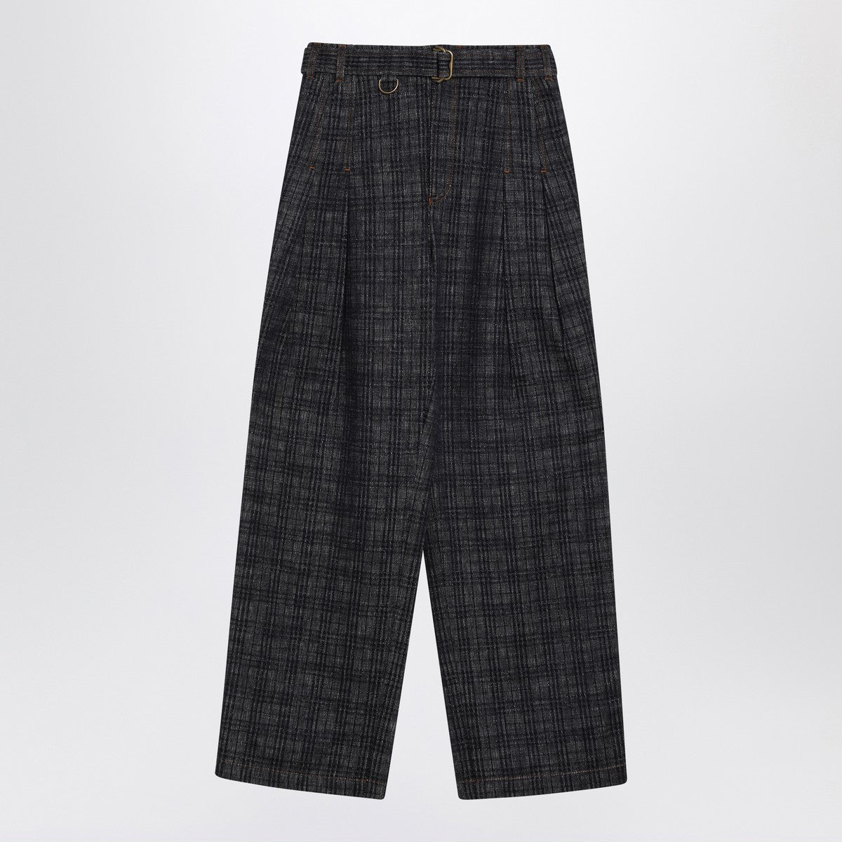 Burberry Indigo jeans in Check pattern denim Burberry 