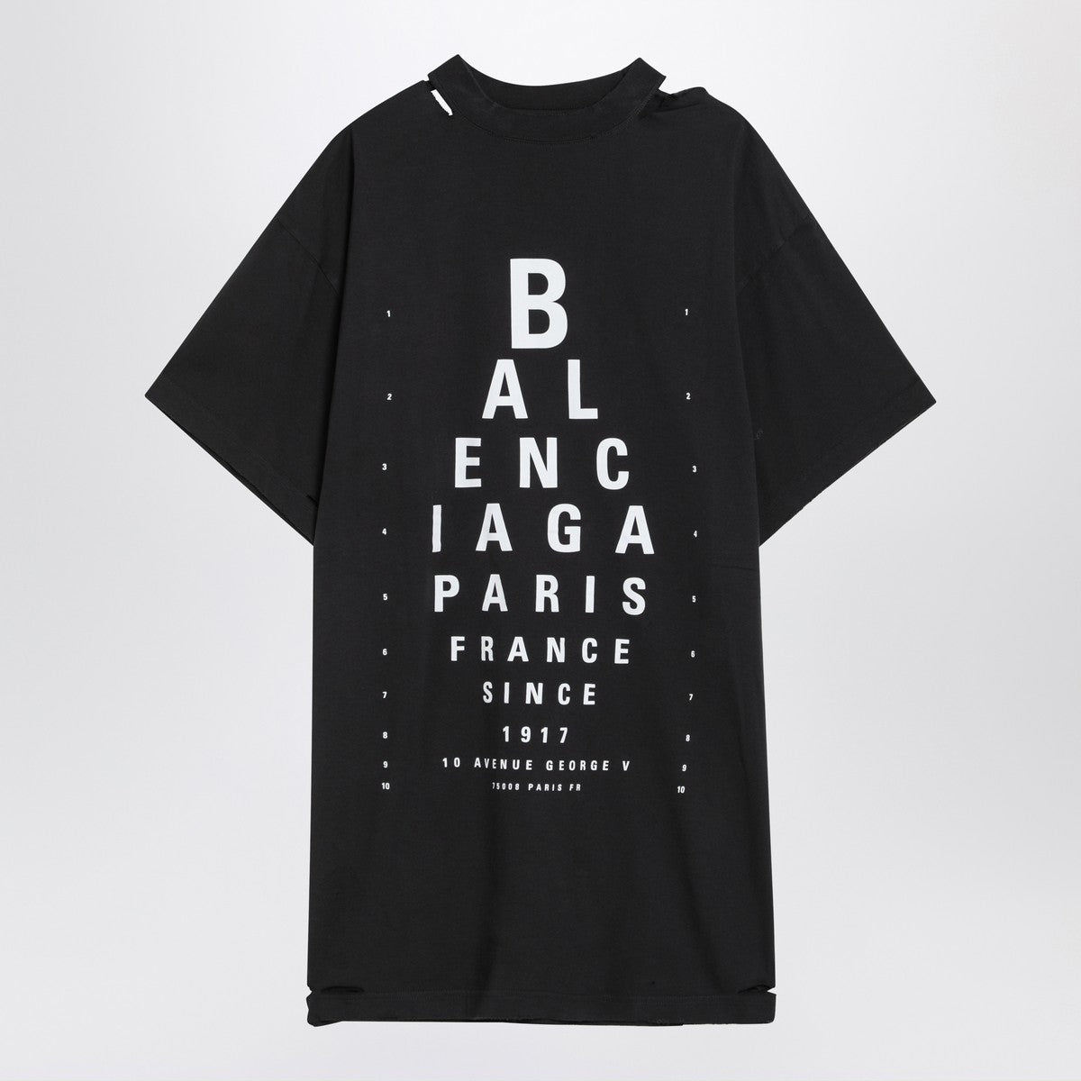 Balenciaga Optical black oversized T-shirt Balenciaga 