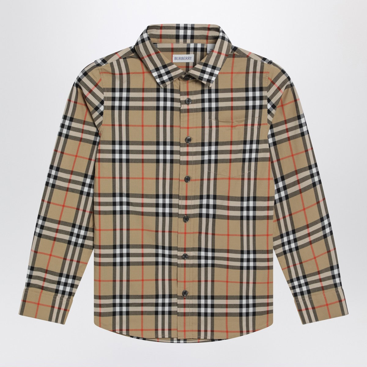 Burberry Cotton shirt with Check motif Burberry 