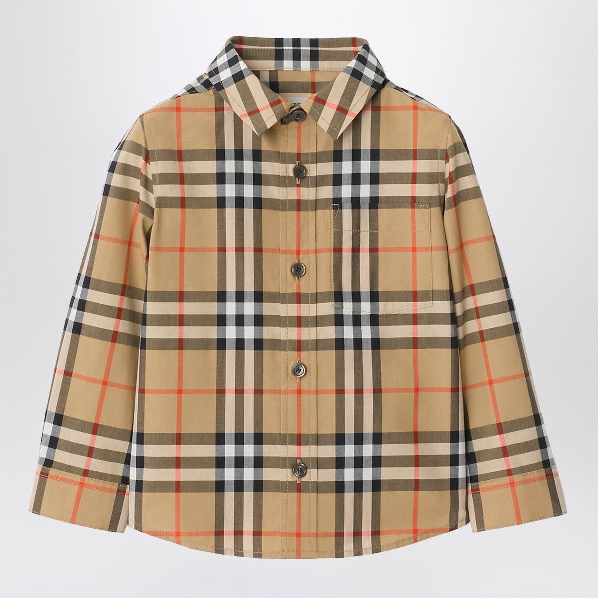 Burberry Cotton shirt with Check motif Burberry 