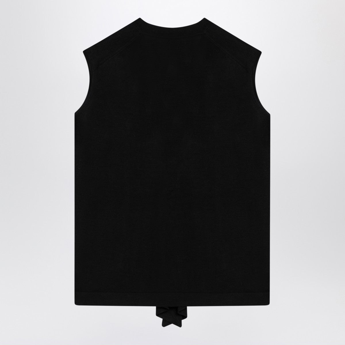 The Row Black wool Waistcoat cardigan The Row 