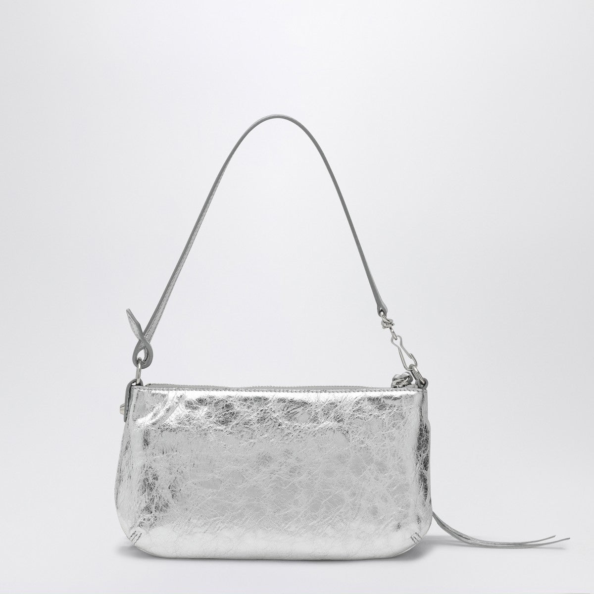 Balenciaga Silver metallic Le City shoulder pouch Balenciaga 