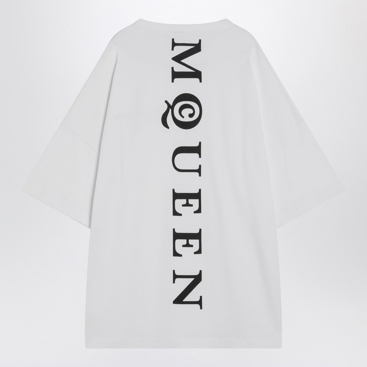Alexander McQueen White oversized t-shirt with logo Alexander Mcqueen 