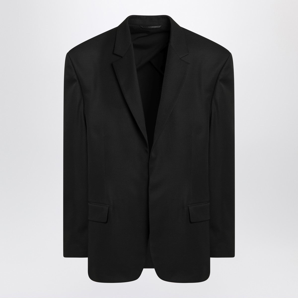 Balenciaga Single-breasted jacket black in wool Balenciaga 