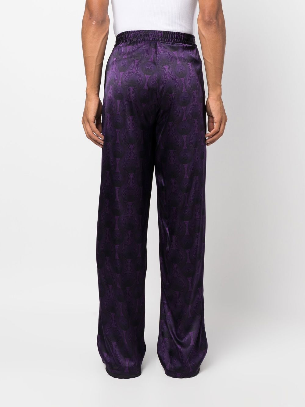 OZWALD BOATENG Trousers Purple Ozwald Boateng 