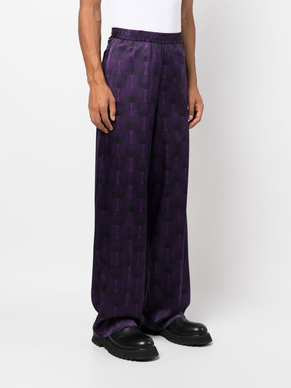 OZWALD BOATENG Trousers Purple Ozwald Boateng 