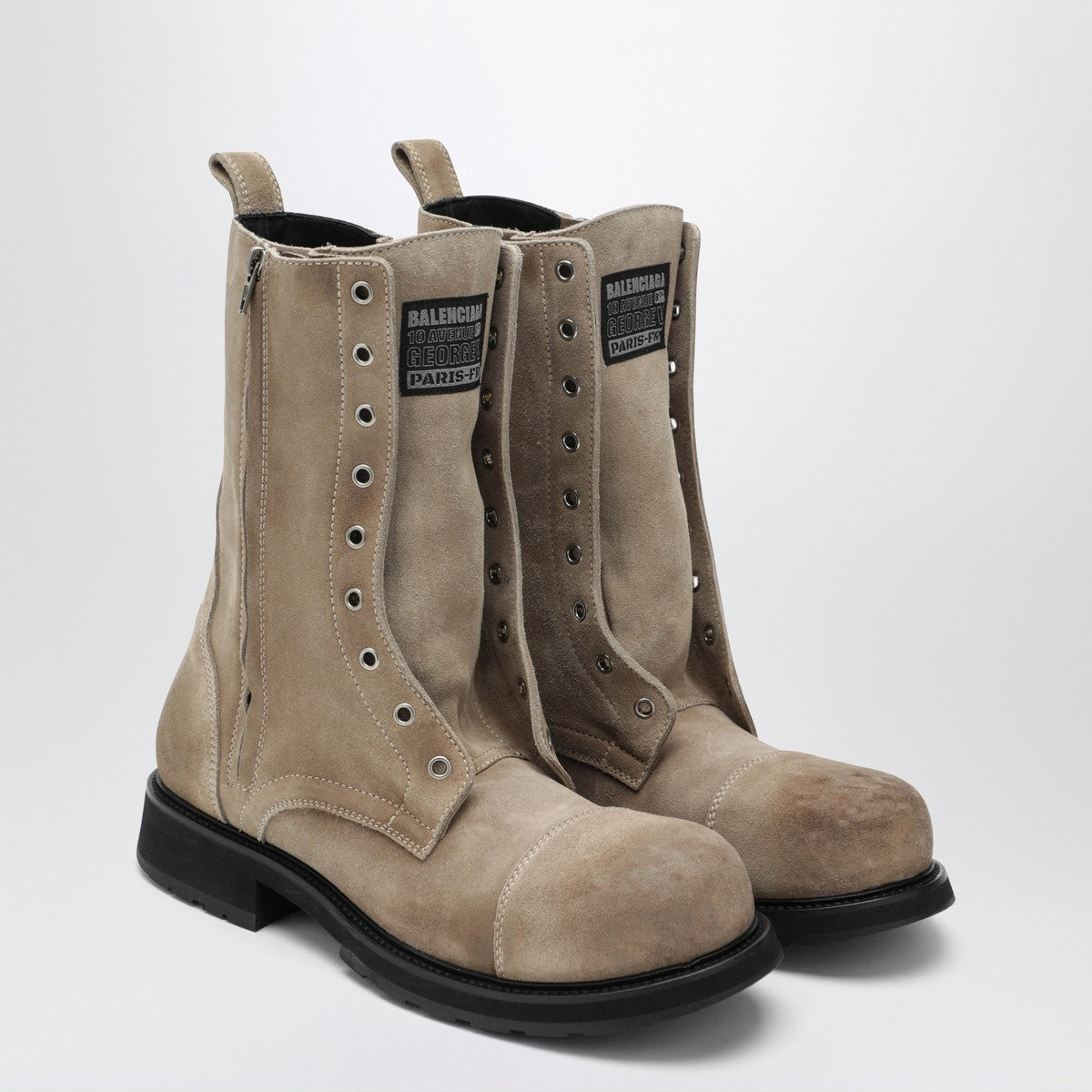 Balenciaga Sand suede boots Balenciaga 