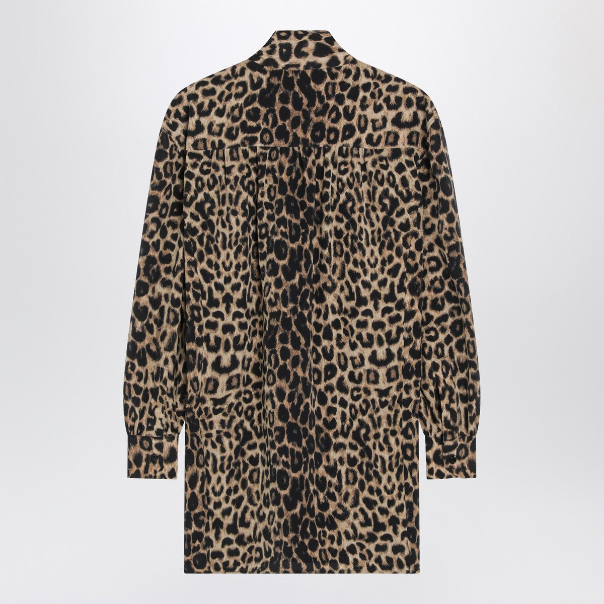 Saint Laurent Leopard-print silk mini dress Saint Laurent 