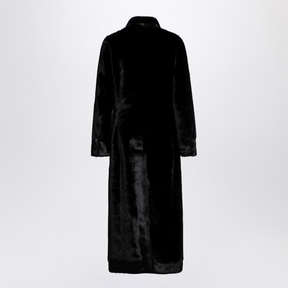 Sword 6644 Black long faux fur coat Sword 6644 