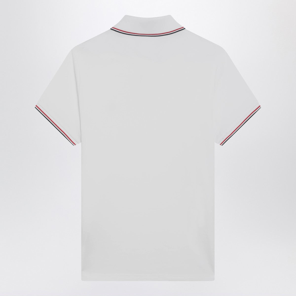 Moncler White short-sleeve polo shirt Moncler 
