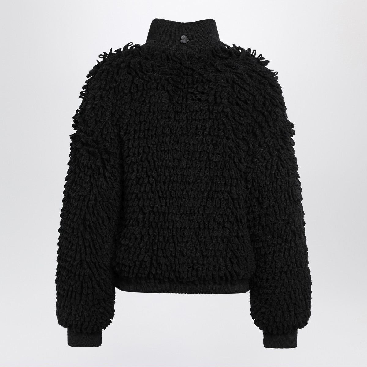 Moncler X Edward Enninful Black wool-blend cardigan Moncler X Edward Enninful 