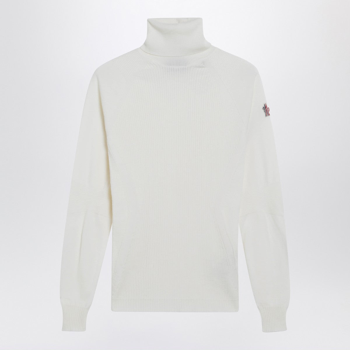 Moncler Grenoble White wool-blend turtleneck sweater Moncler Grenoble 