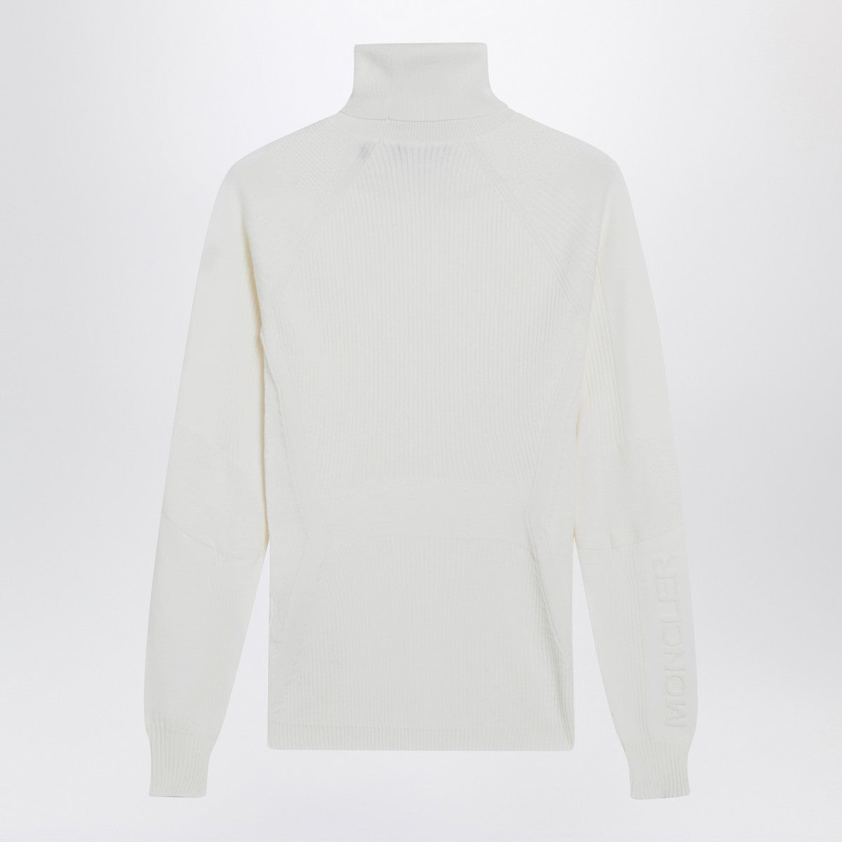 Moncler Grenoble White wool-blend turtleneck sweater Moncler Grenoble 