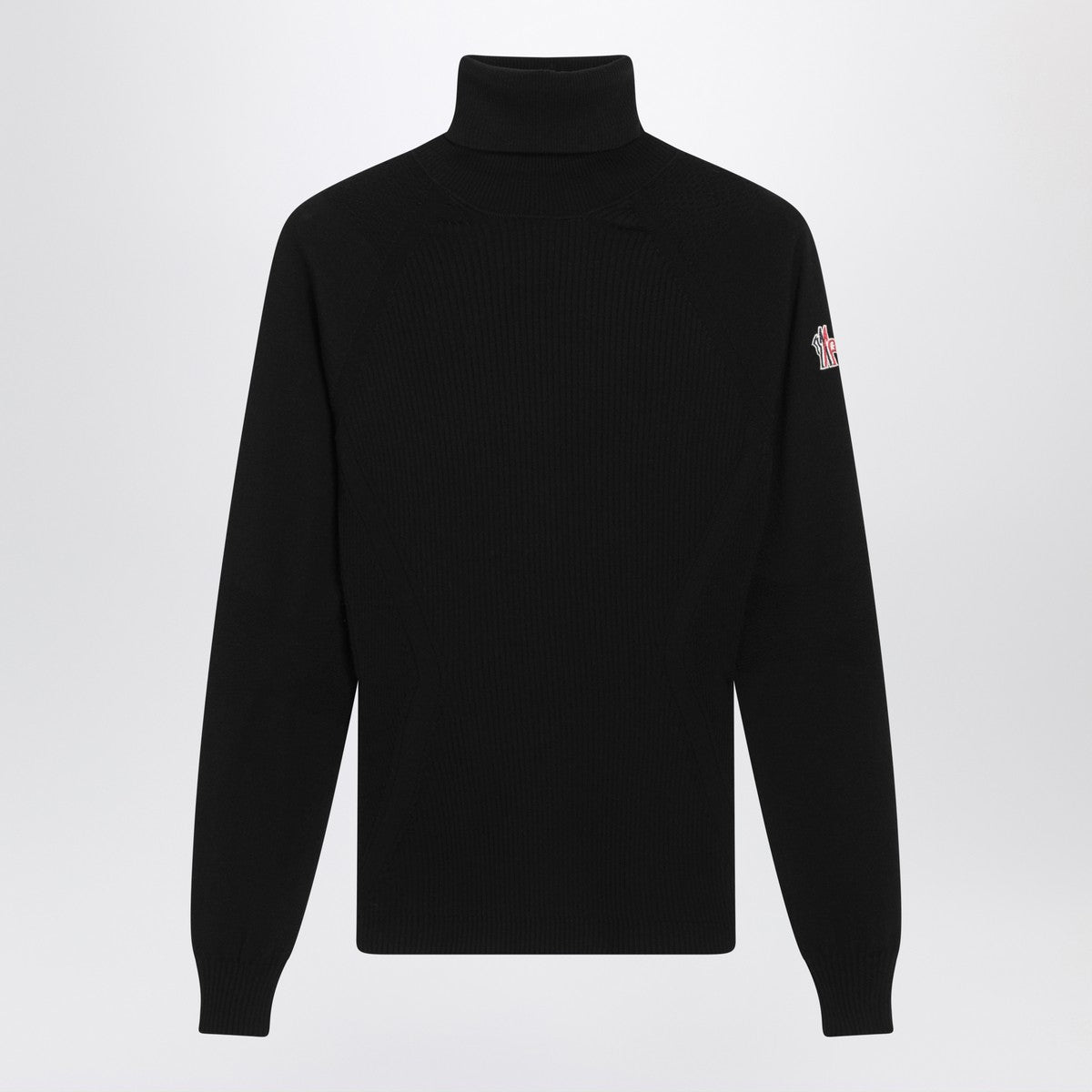 Moncler Grenoble Black wool-blend turtleneck sweater Moncler Grenoble 