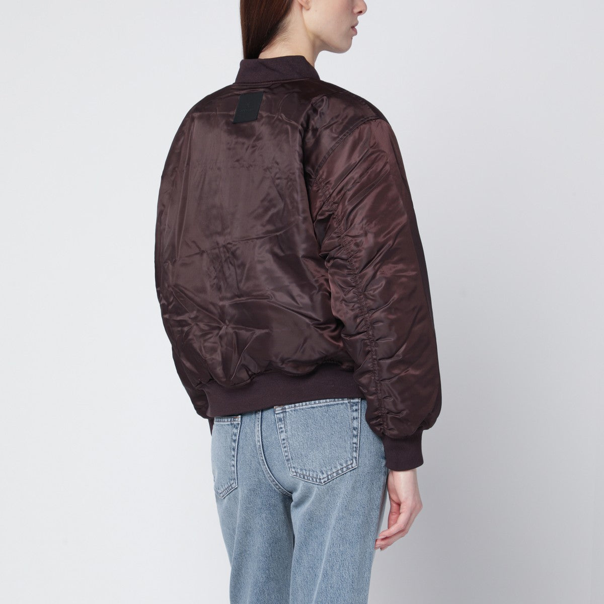 ANINE BING Leon dark brown bomber jacket ANINE BING 