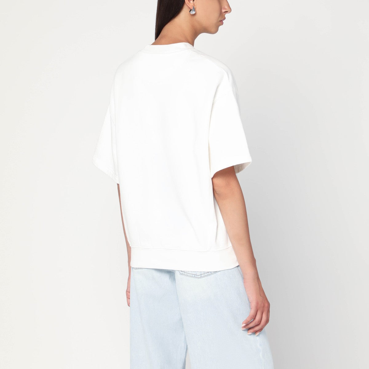 ANINE BING Jay Bing white cotton sweatshirt ANINE BING 