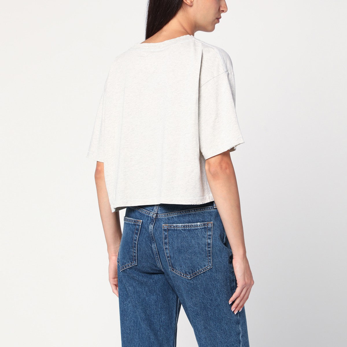 ANINE BING Johnny grey T-shirt ANINE BING 