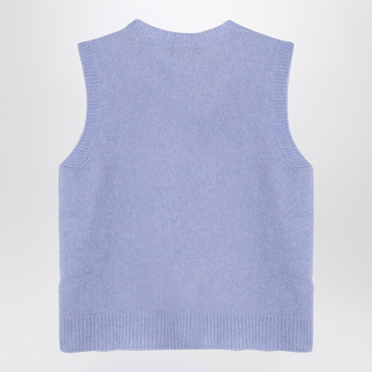 Roberto Collina Light blue cashmere blend waistcoat Roberto Collina 