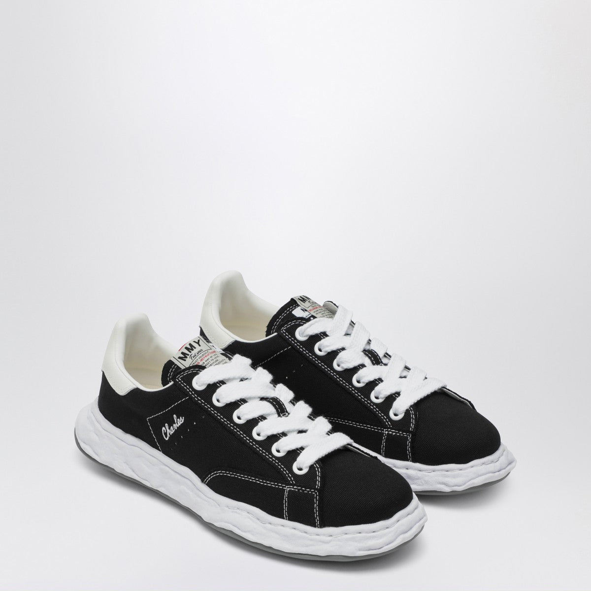 Maison MIHARA YASUHIRO Charles OG black canvas sneakers Maison MIHARA YASUHIRO 