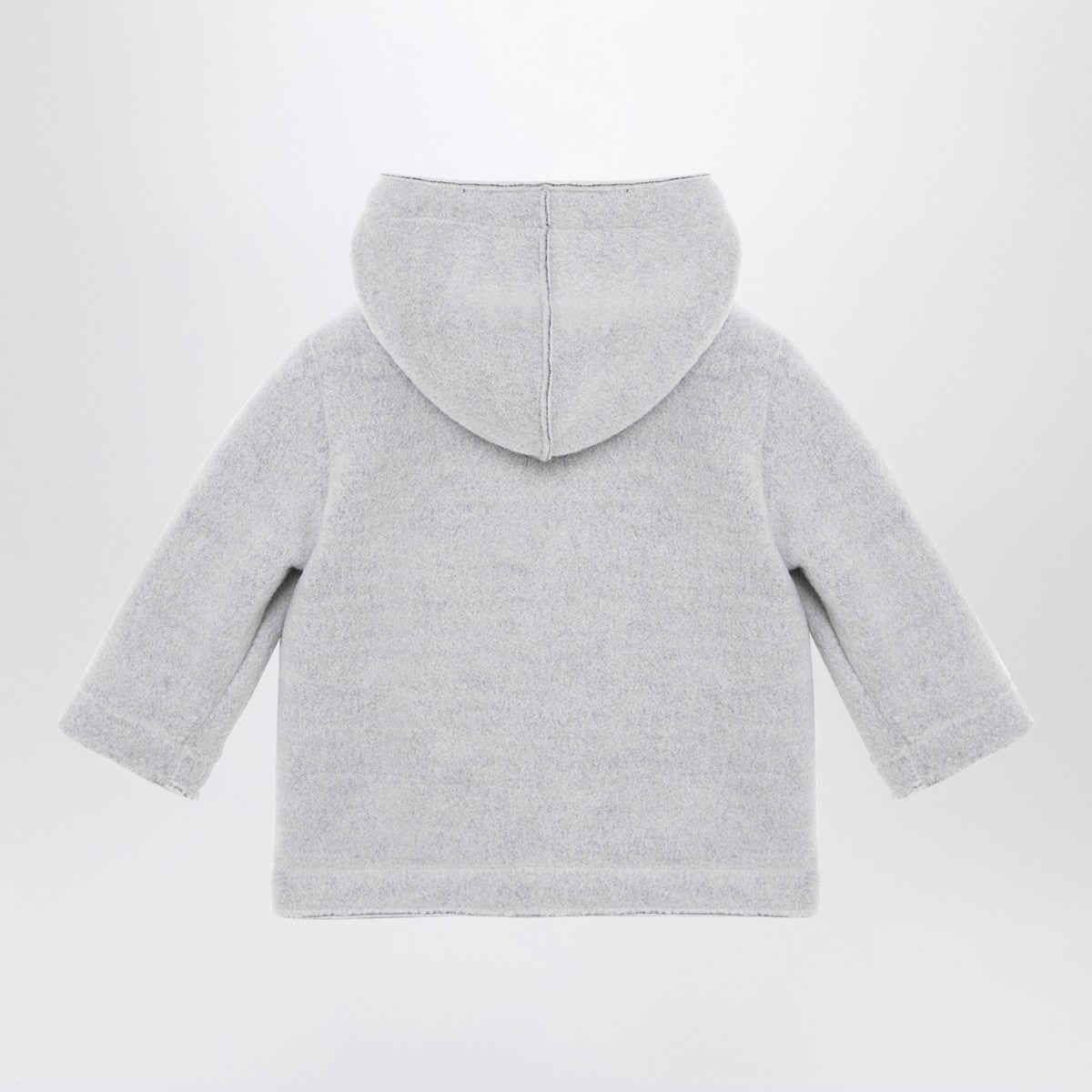 Il Gufo Grey double-breasted fleece jacket Il Gufo 