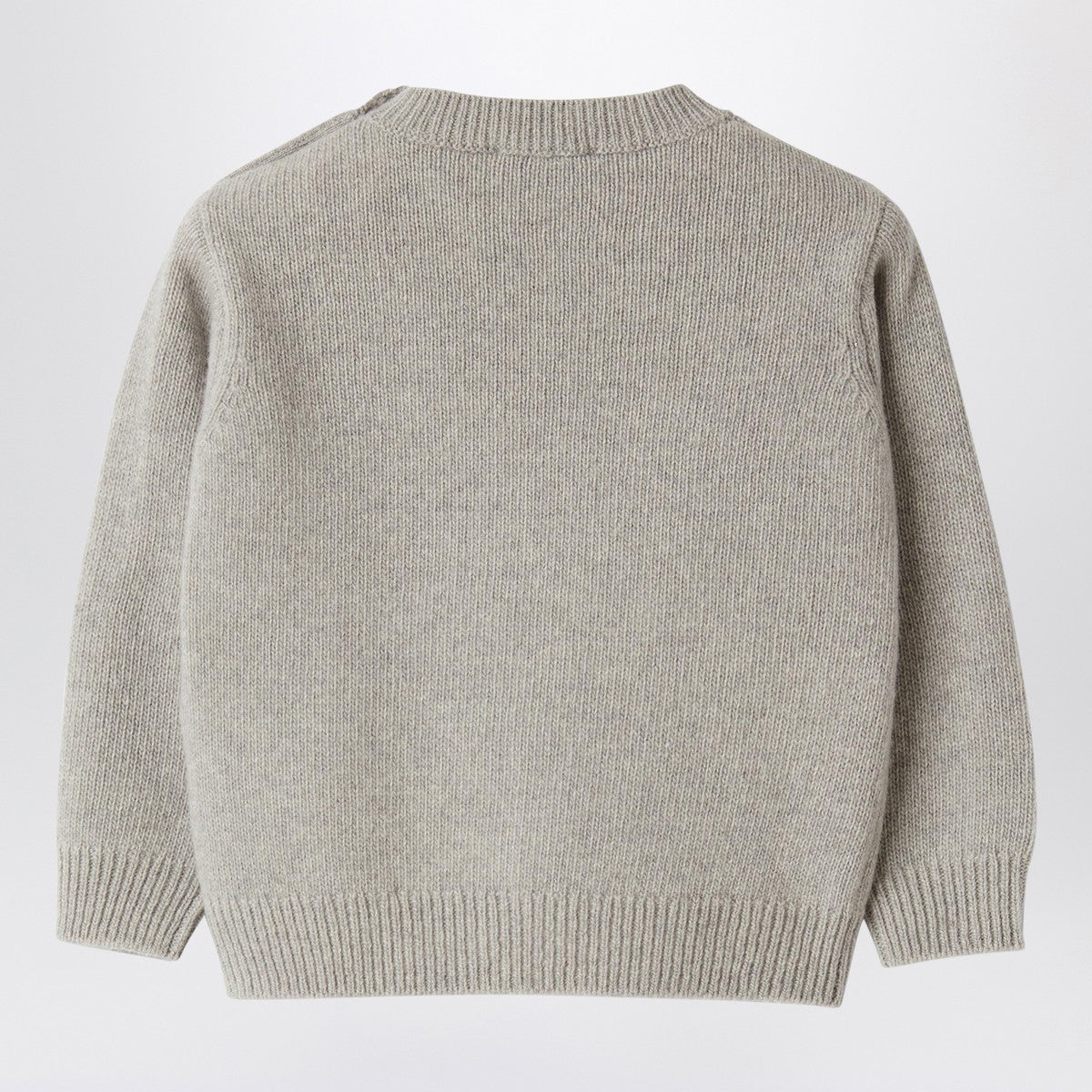 Il Gufo Grey mélange wool jumper Il Gufo 