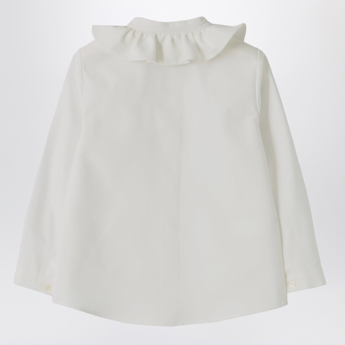 Il Gufo White shirt with ruffled collar Il Gufo 