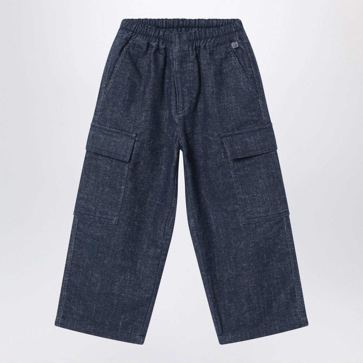 Il Gufo Blue denim cargo pants Il Gufo 