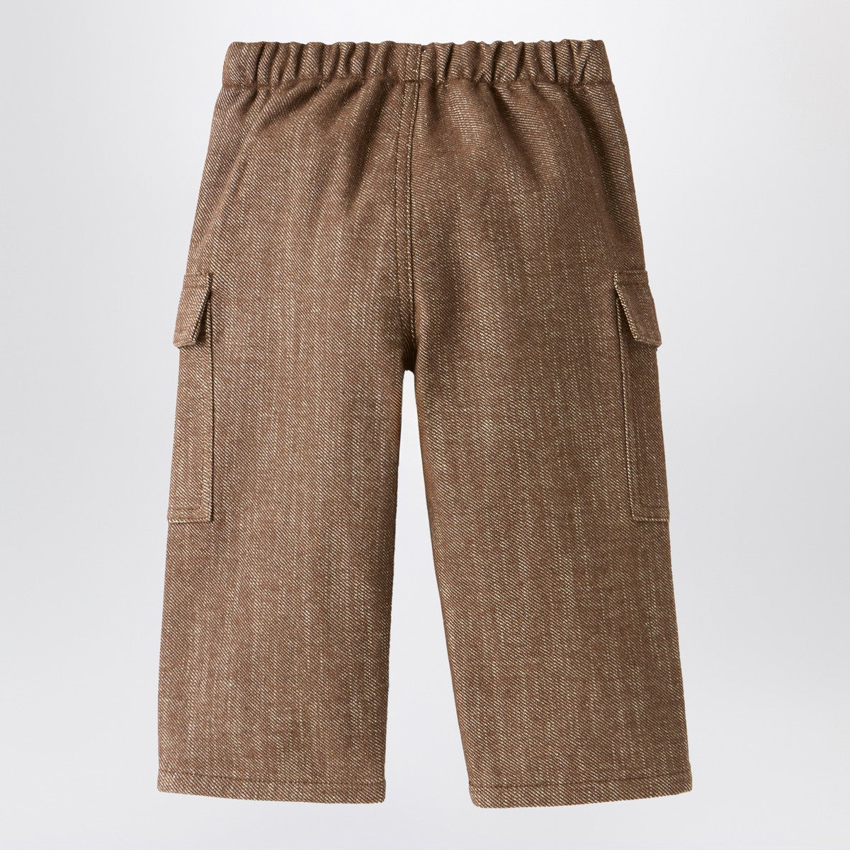 Il Gufo Brown cotton-blend cargo trousers Il Gufo 