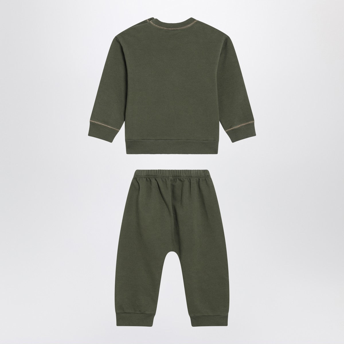 Teddy & Minou Moss green two-piece cotton suit Teddy & Minou 